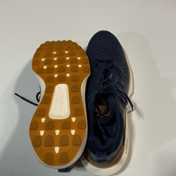 Cole Haan Men’s Grand Motion Stitch 2 Navy Titanium Shoes Sz 12M.  NWOB